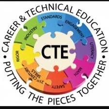 Picture stating Career and Technical Education - Putting the pieces together.